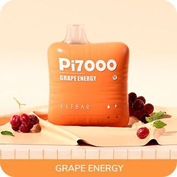 ELFBAR PI7000 - Grape Energy (Виноградный энергетик)