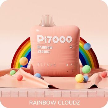 ELFBAR PI7000 - Rainbow Cloudz (Радужные облака)